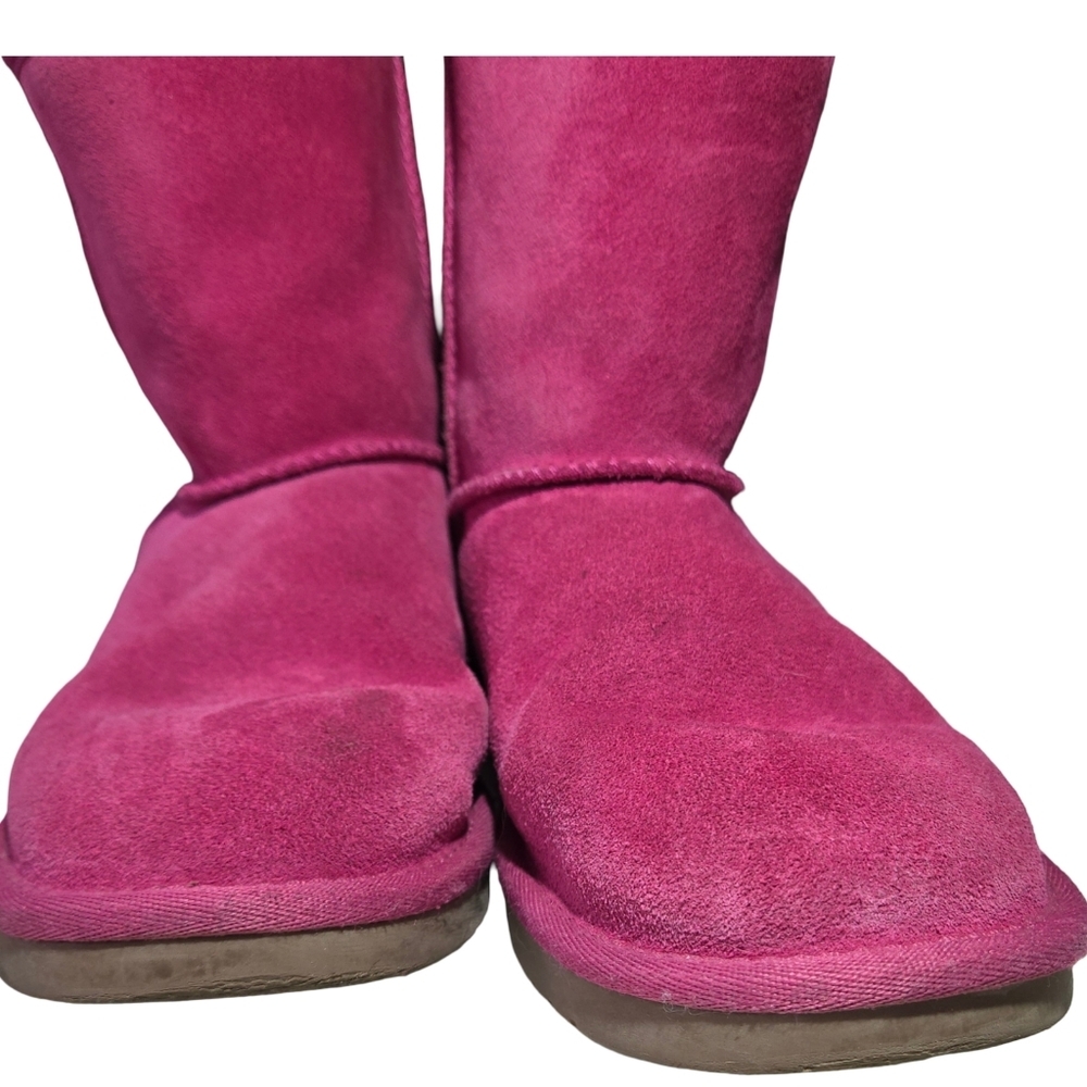Koolaburra By UGG Pink Winter Cozy Suede Fleece Soft Warm Snow - Picture 2 of 9